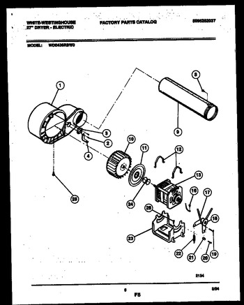 Diagram for WDE436RBW0