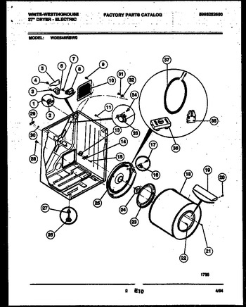 Diagram for WDE546RBW0