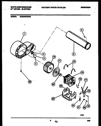 Diagram for WDE546RBW0