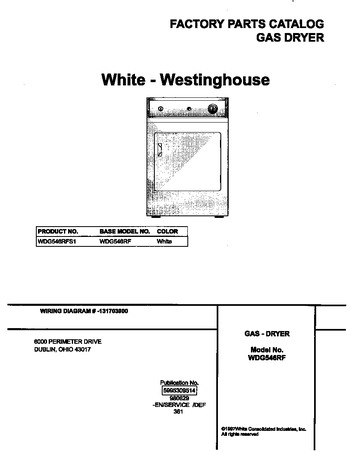 Diagram for WDG546RFS1