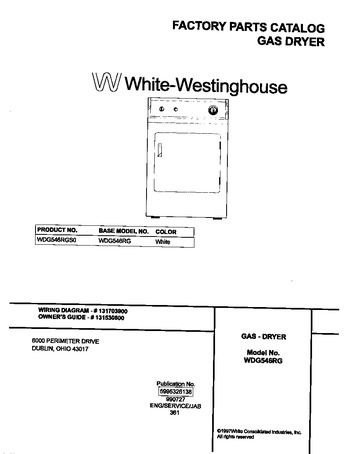 Diagram for WDG546RGS0