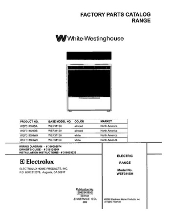 Diagram for WEF311SHWA