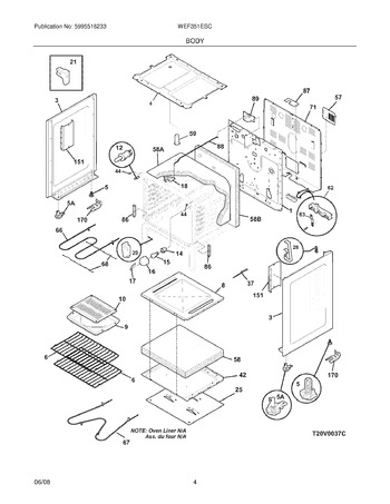 Diagram for WEF351ESC