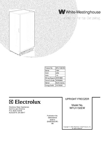 Diagram for WFU1150EW0