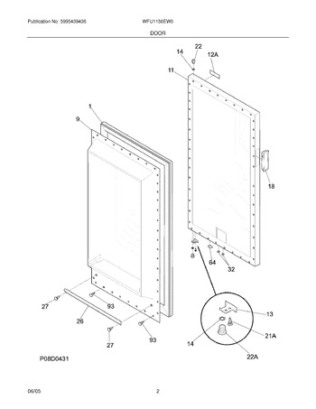 Diagram for WFU1150EW0