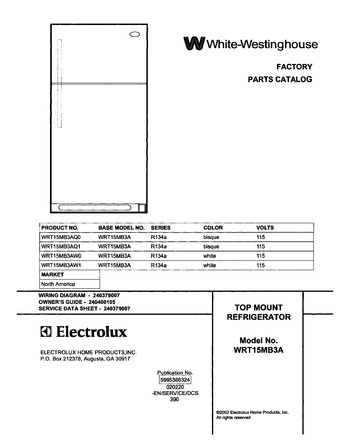 Diagram for WRT15MB3AW1