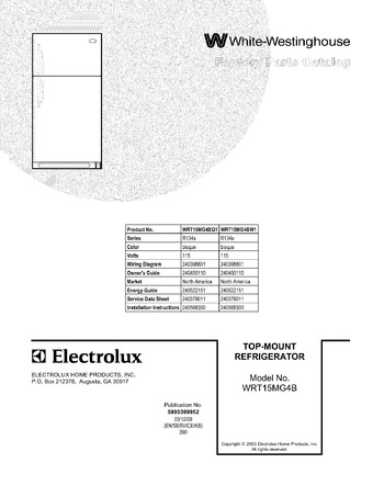 Diagram for WRT15MG4BW1