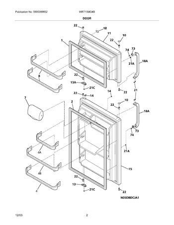 Diagram for WRT15MG4BW1