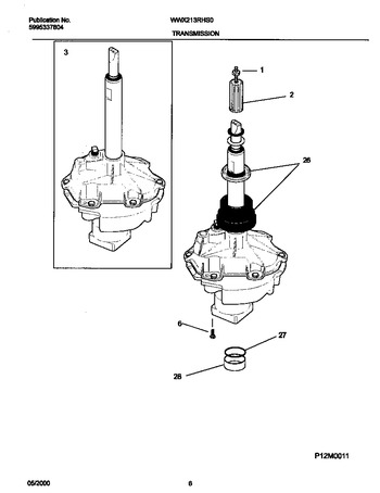 Diagram for WWX213RHS0