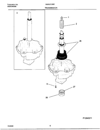 Diagram for WWX223REW1