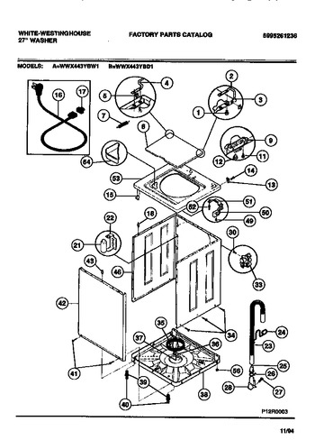 Diagram for WWX443YBW1