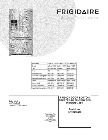 Diagram for LGUB2642LE9