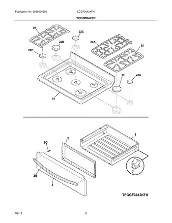 Diagram for LGGF3042KFN