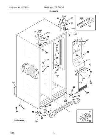 Diagram for FGHS2669KE3