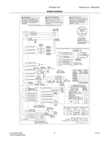 Diagram for FAFW3001LW1