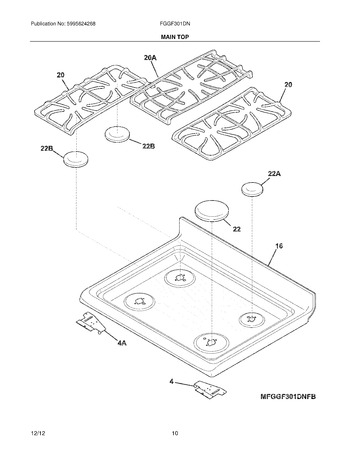 Diagram for FGGF301DNBA