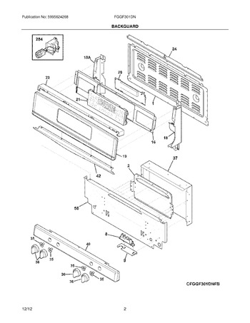 Diagram for FGGF301DNBA