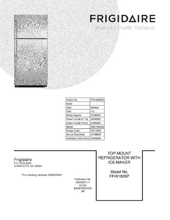 Diagram for FFHI1826PS0