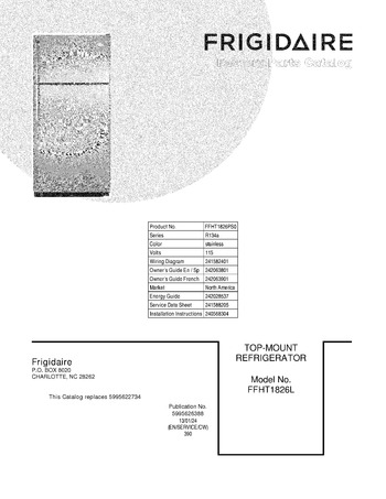 Diagram for FFHT1826PS0