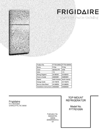 Diagram for FFTR2126NW4