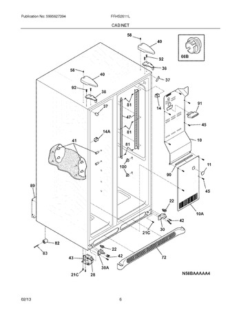 Diagram for FFHS2611LB9