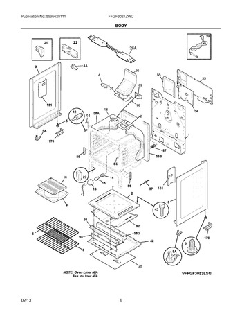 Diagram for FFGF3021ZWC