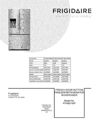 Diagram for FFHB2740PS0