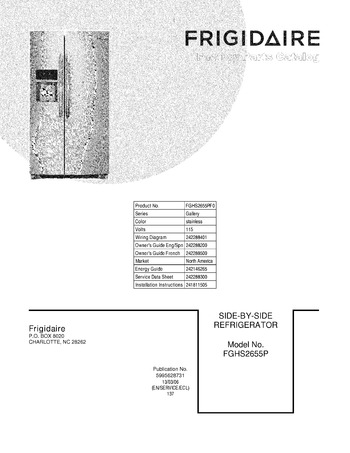 Diagram for FGHS2655PF0