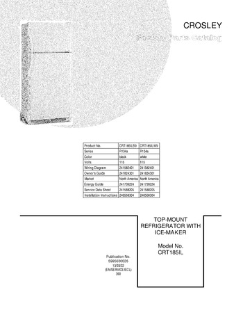 Diagram for CRT185ILW9