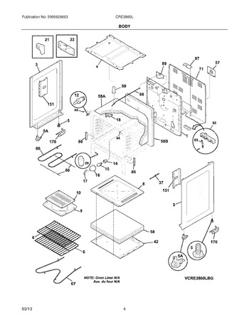 Diagram for CRE3860LBH