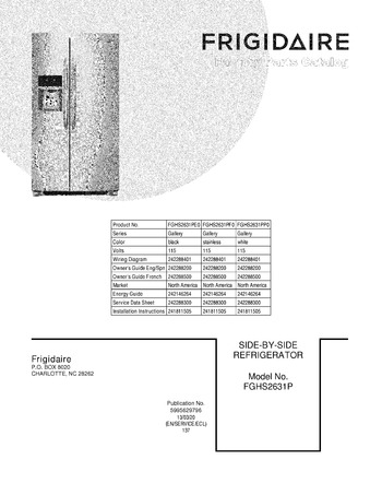 Diagram for FGHS2631PF0