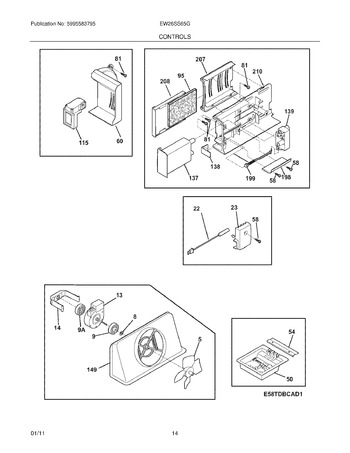 Diagram for EW26SS65GW4