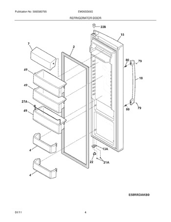 Diagram for EW26SS65GW4