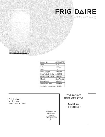 Diagram for FRT21HS8PS0