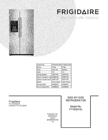 Diagram for FFHS2313LSA