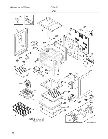 Diagram for LFEF3016NBB