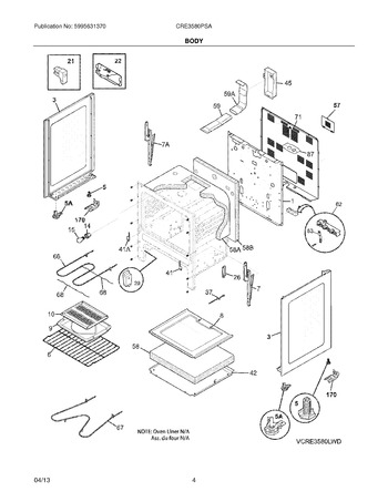 Diagram for CRE3580PSA