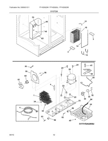 Diagram for FFHS2622MM6