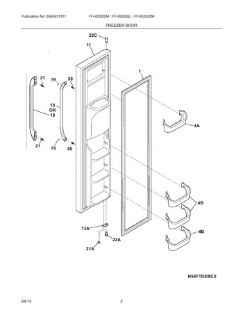 Diagram for FFHS2622MM6