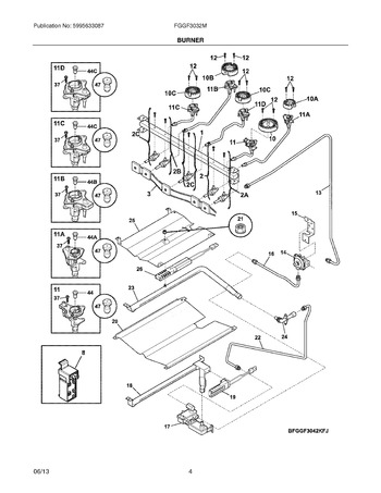 Diagram for FGGF3032MWD