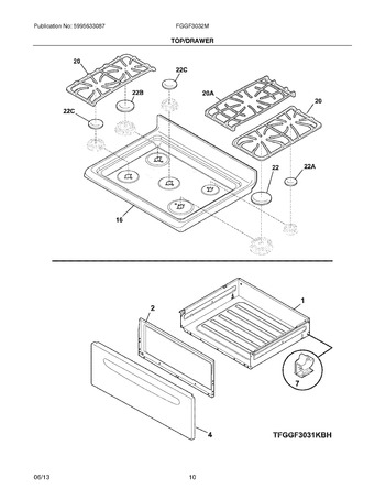 Diagram for FGGF3032MBD