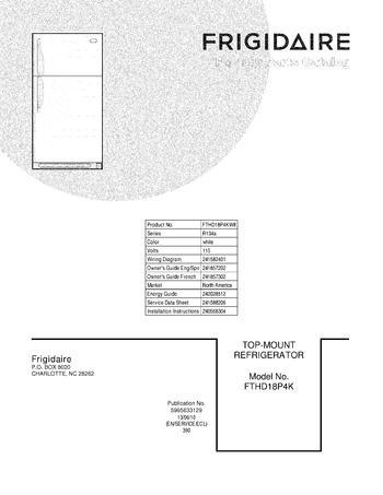 Diagram for FTHD18P4KW8