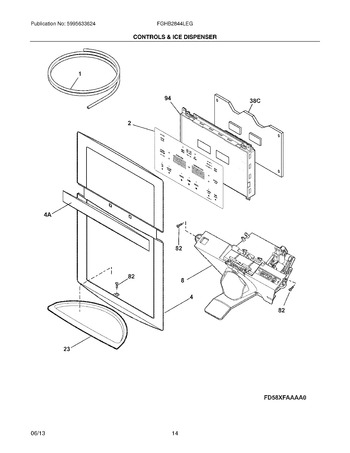 Diagram for FGHB2844LEG