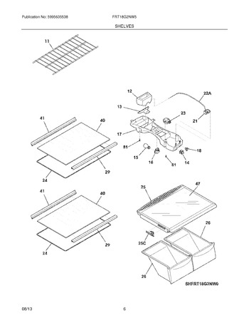 Diagram for FRT18G2NW5