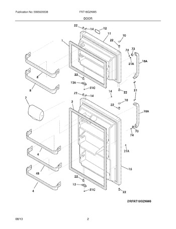 Diagram for FRT18G2NW5