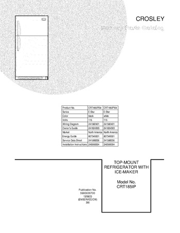 Diagram for CRT185IPB4