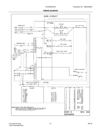 Diagram for CFES3025PSA