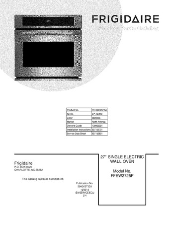 Diagram for FFEW2725PSA