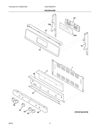 Diagram for DGGF3042KFN