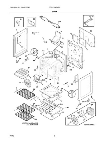 Diagram for DGGF3042KFN